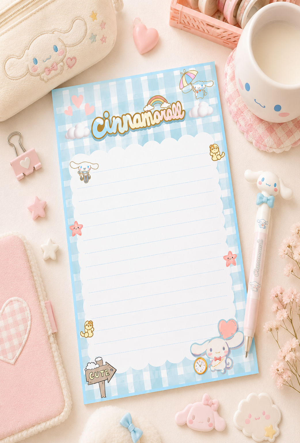 Cinnamoroll Cute Kawaii Notepad