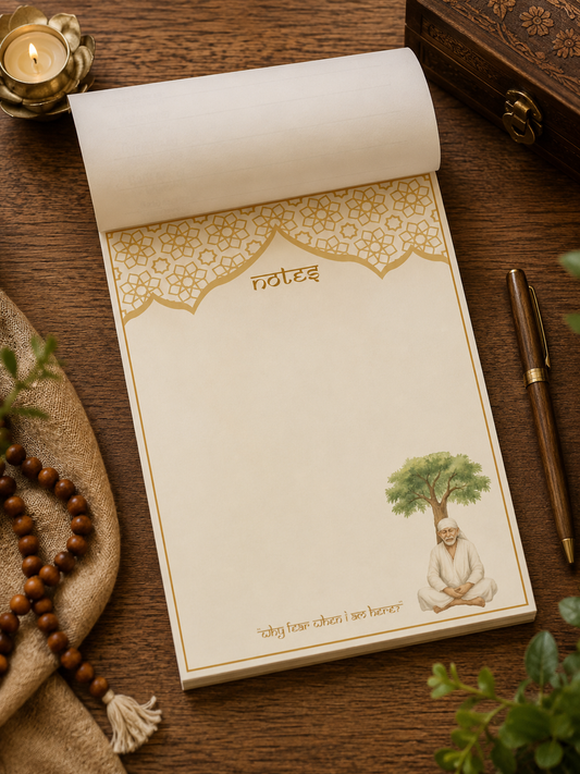 Sai Baba Spiritual Tear-Off Notepad