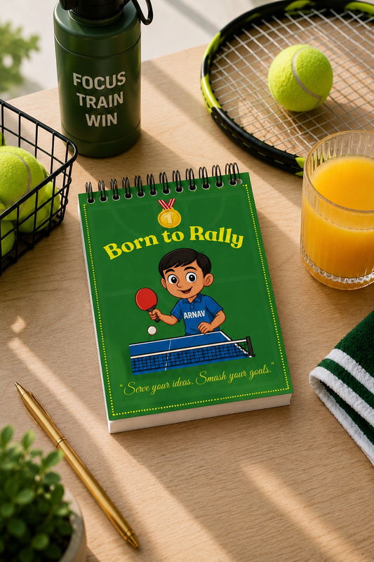 Handmade A5 Table Tennis Notepad