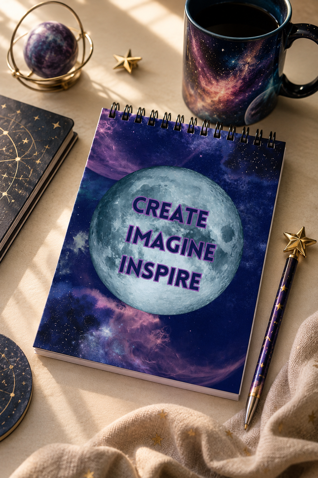 Space Spiral Notebook