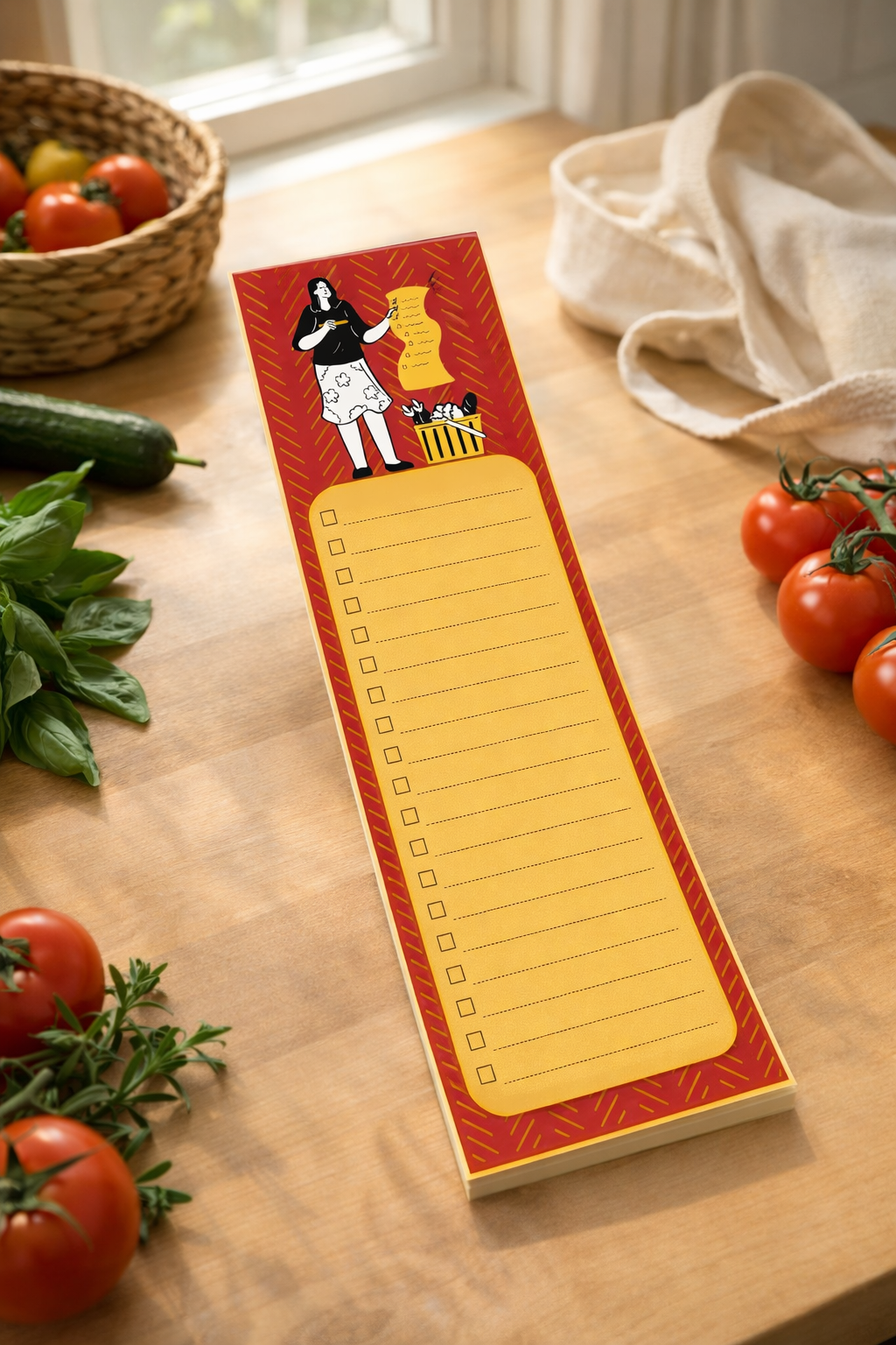 Kitchen Shopping Checklist Notepad