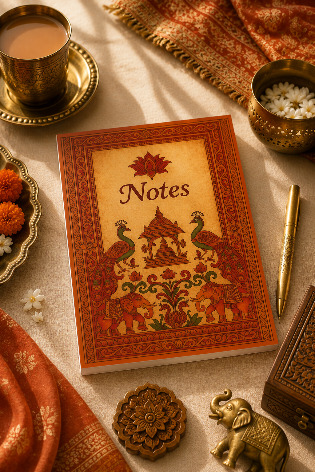 Indian Heritage Handmade A5 Tear-Off Notepad