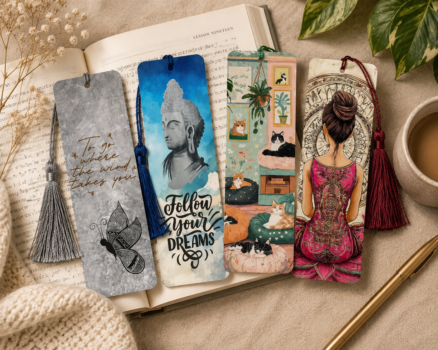 Personalized Artistic Bookmarks