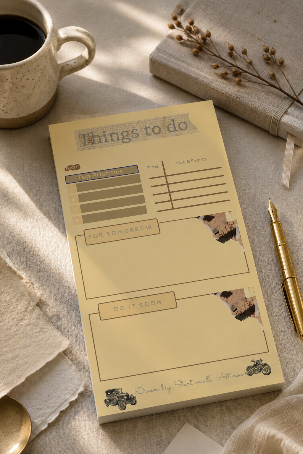 Timeless To-Do Tear off Pad